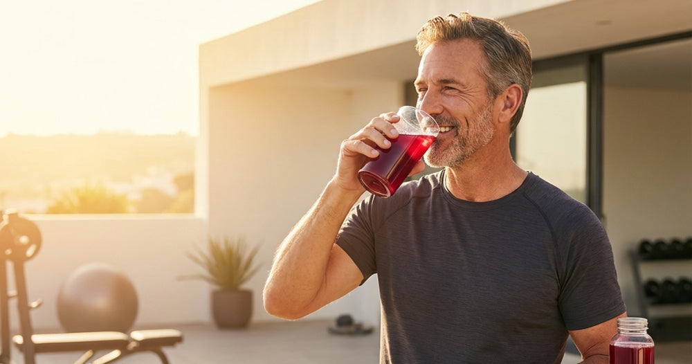 Man drinking R5® - REVIVE5