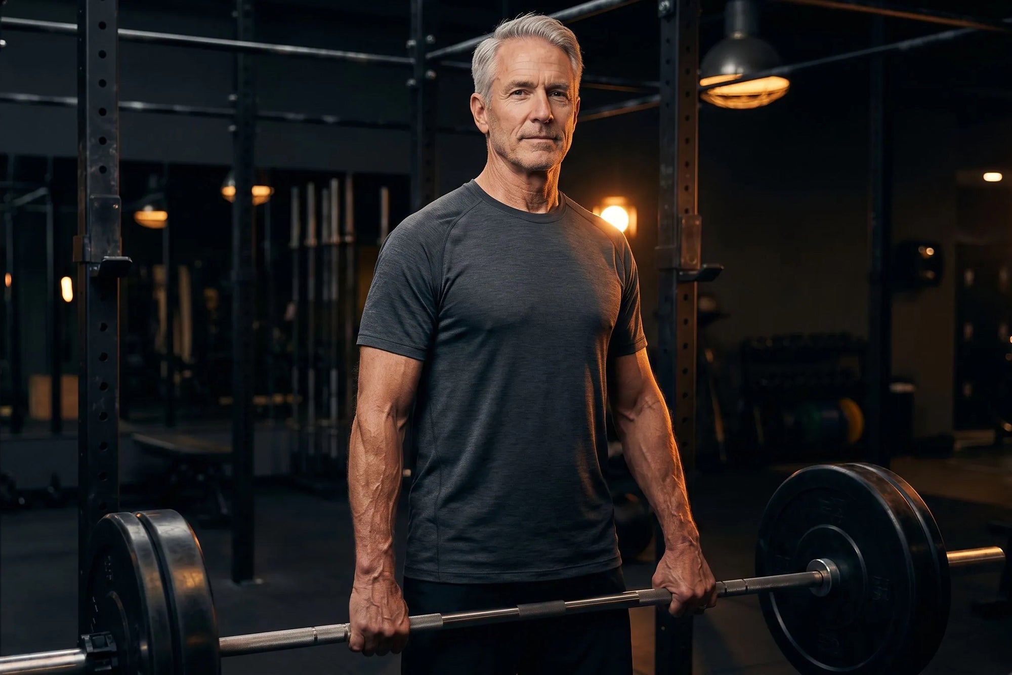 Man 50s' Weight Training - REVIVE5